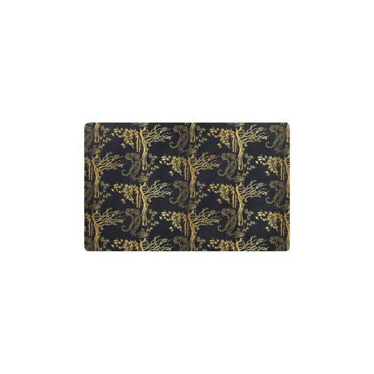 Tiger Gold Print Design LKS307 Kitchen Mat