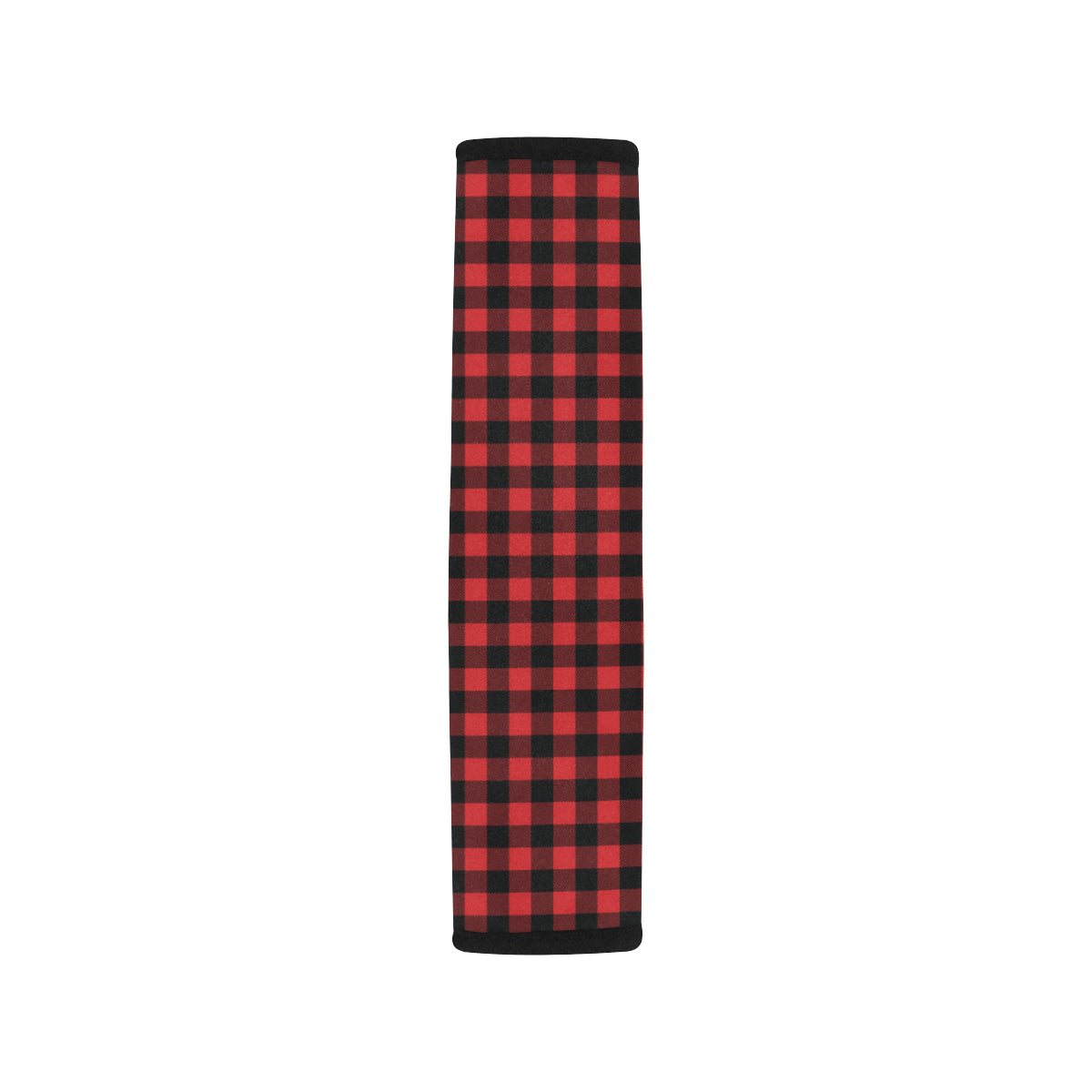 Red Black Buffalo Tartan Plaid Pattern Car Seat Belt Cover