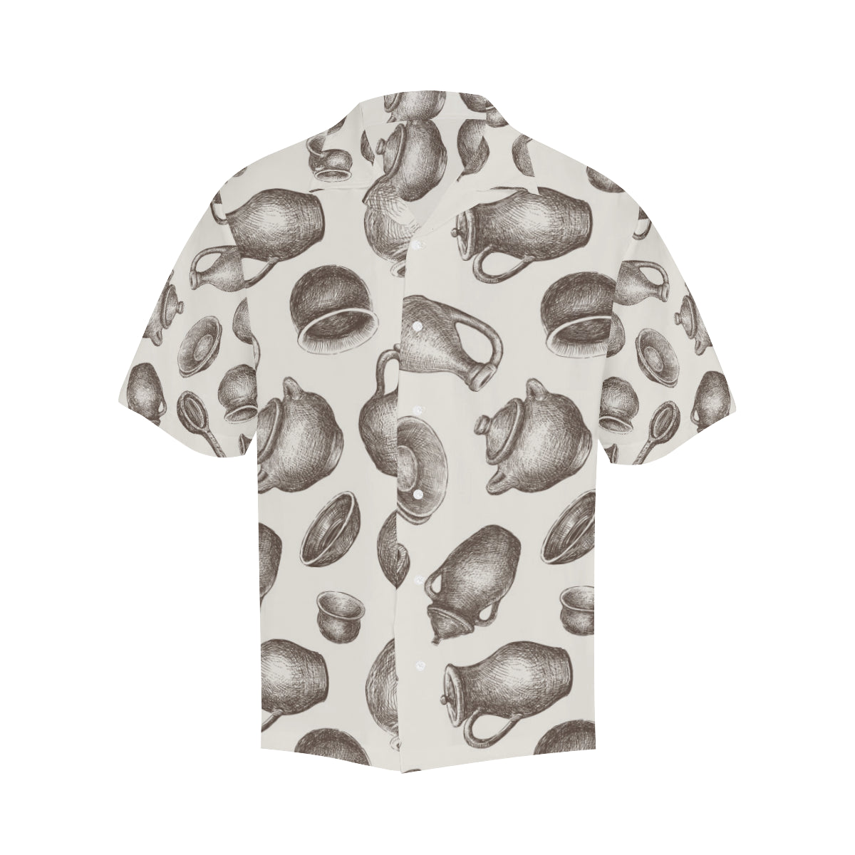 Pottery Pattern Print Design A01 Men's Hawaiian Shirt