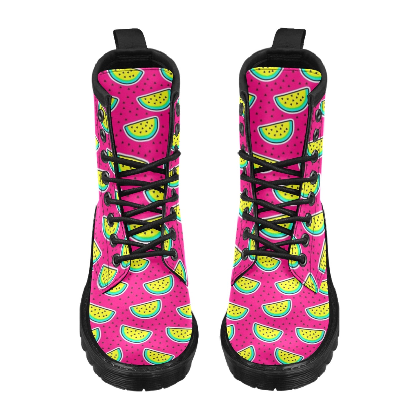 Watermelon Pattern Print Design WM04 Women's Boots