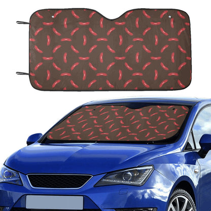 Sausage Print Design LKS302 Car front Windshield Sun Shade
