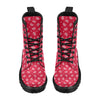 Bandana Red Paisley Print Design LKS305 Women's Boots