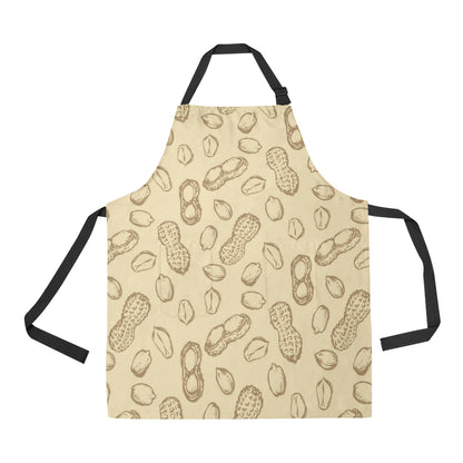 Peanut Pattern Print Design A02 Apron with Pocket