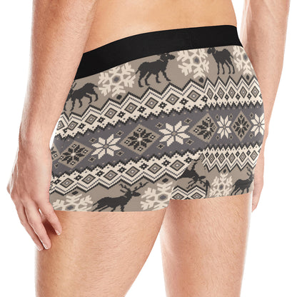 Nordic Pattern Print Design A01 Men's Boxer Briefs