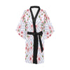 Cherry Blossom Pattern Print Design CB07 Women's Short Kimono