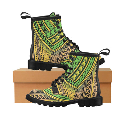 Polynesian Tribal Color Women's Boots