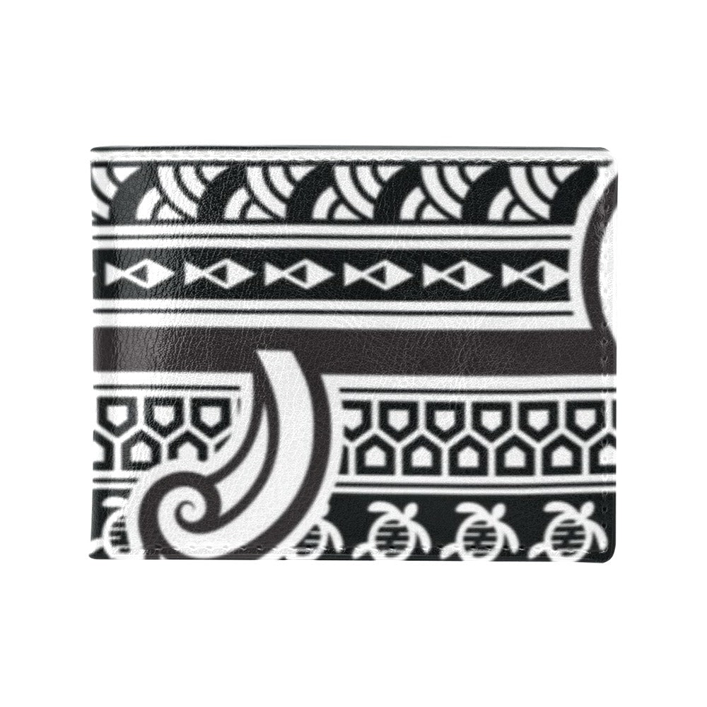 Samoan Style Print Design LKS305 Men's ID Card Wallet