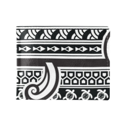 Samoan Style Print Design LKS305 Men's ID Card Wallet