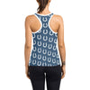 Horseshoe Print Design LKS301 Women's Racerback Tank Top