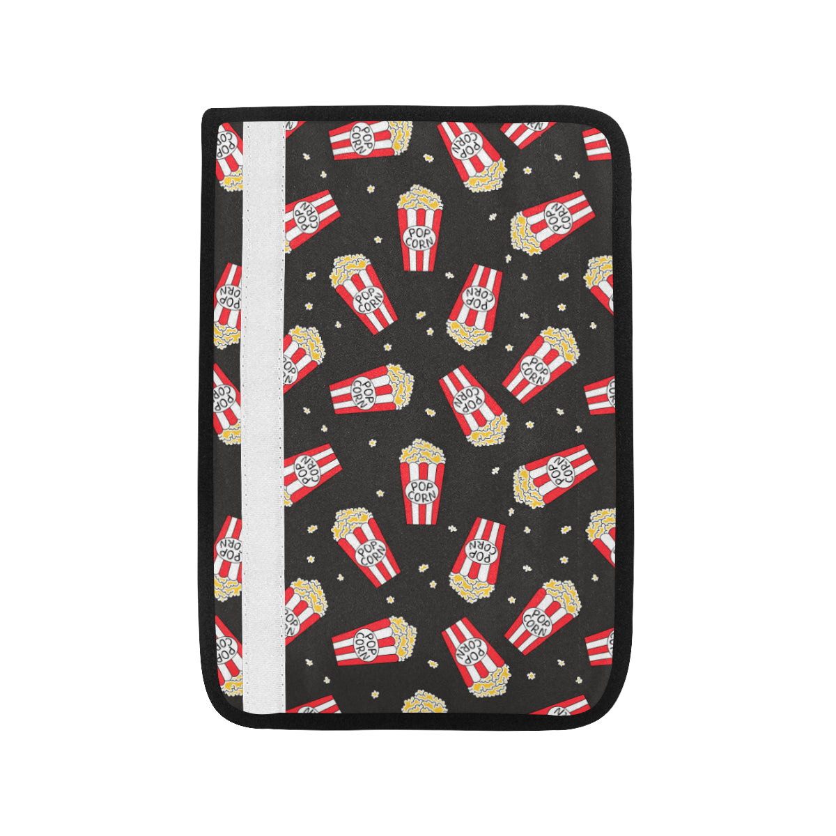 Popcorn Pattern Print Design A01 Car Seat Belt Cover