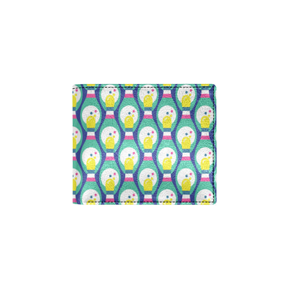 Bowling Pattern Print Design 04 Men's ID Card Wallet
