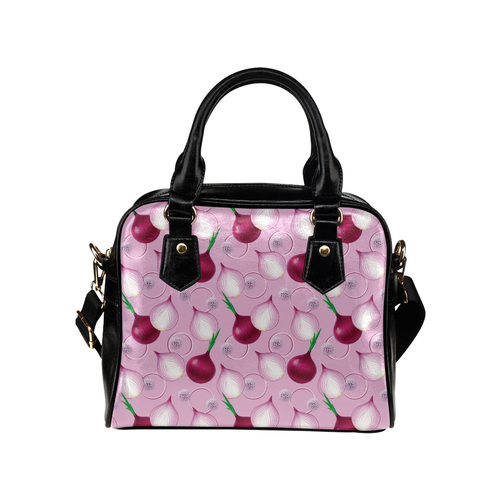 Onion Pattern Print Design A01 Shoulder Handbag