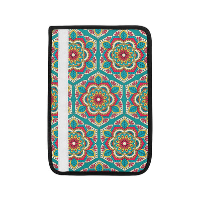 Mandala Pattern Print Design 03 Car Seat Belt Cover