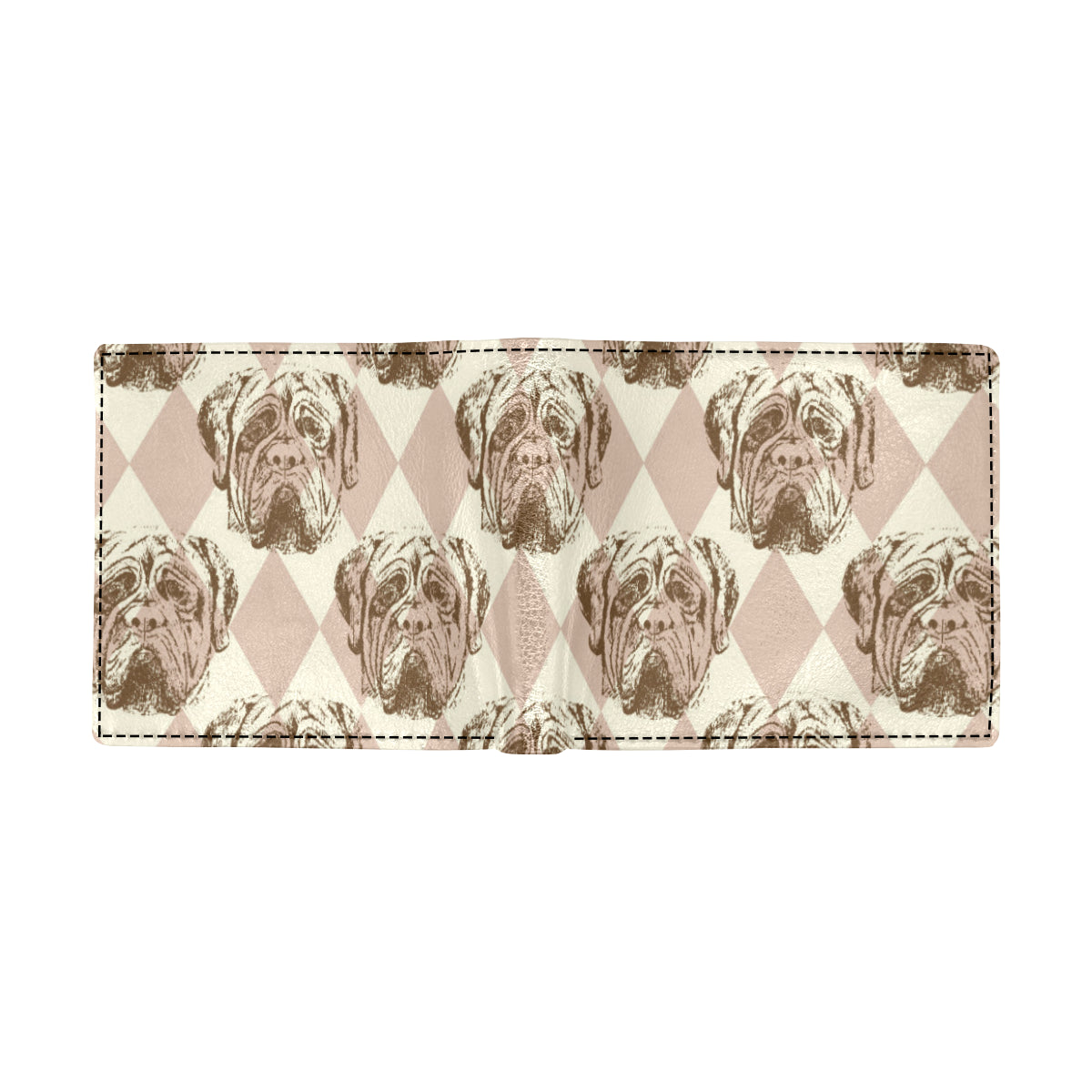 Mastiffs Pattern Print Design 01 Men's ID Card Wallet