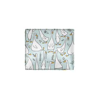 Goose Pattern Print Design 03 Men's ID Card Wallet