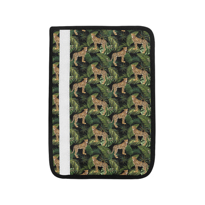 Cheetah Pattern Print Design 05 Car Seat Belt Cover
