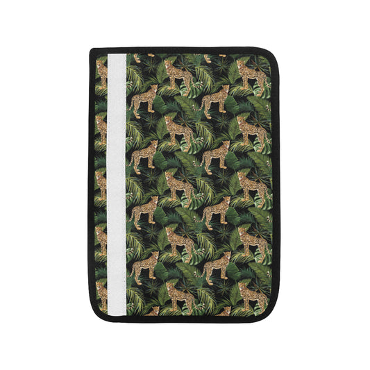 Cheetah Pattern Print Design 05 Car Seat Belt Cover