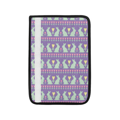 Rabbit Pattern Print Design RB01 Car Seat Belt Cover