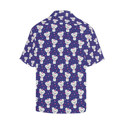 Maltese Pattern Print Design 02 Men's Hawaiian Shirt