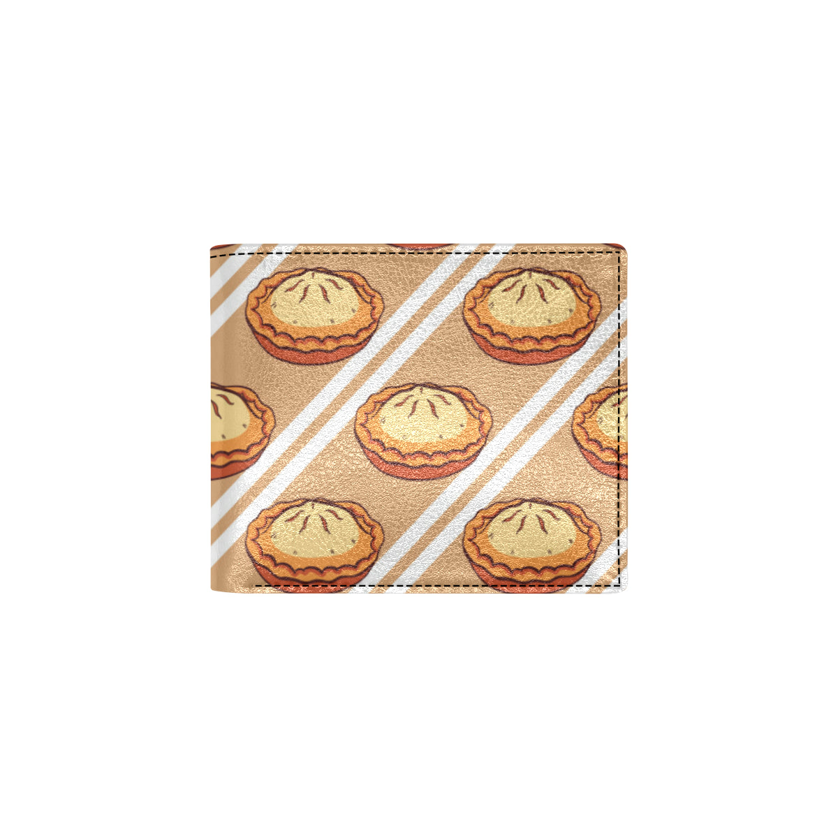 Pie Pattern Print Design A02 Men's ID Card Wallet