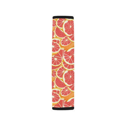 Grapefruit Pattern Print Design GF02 Car Seat Belt Cover