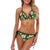 White Plumeria Pattern Print Design PM06 Bikini