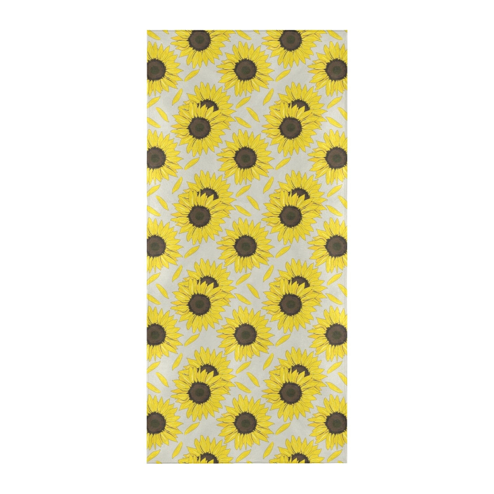 Sunflower Print Design LKS309 Beach Towel 32" x 71"