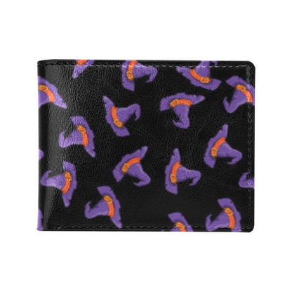 Witch Hat Print Design LKS304 Men's ID Card Wallet