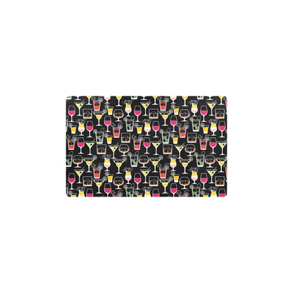 Cocktail Pattern Print Design 01 Kitchen Mat