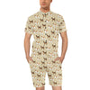 Beagle Pattern Print Design 01 Men's Romper