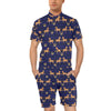 Horse Luxury Themed Pattern Print Men's Romper