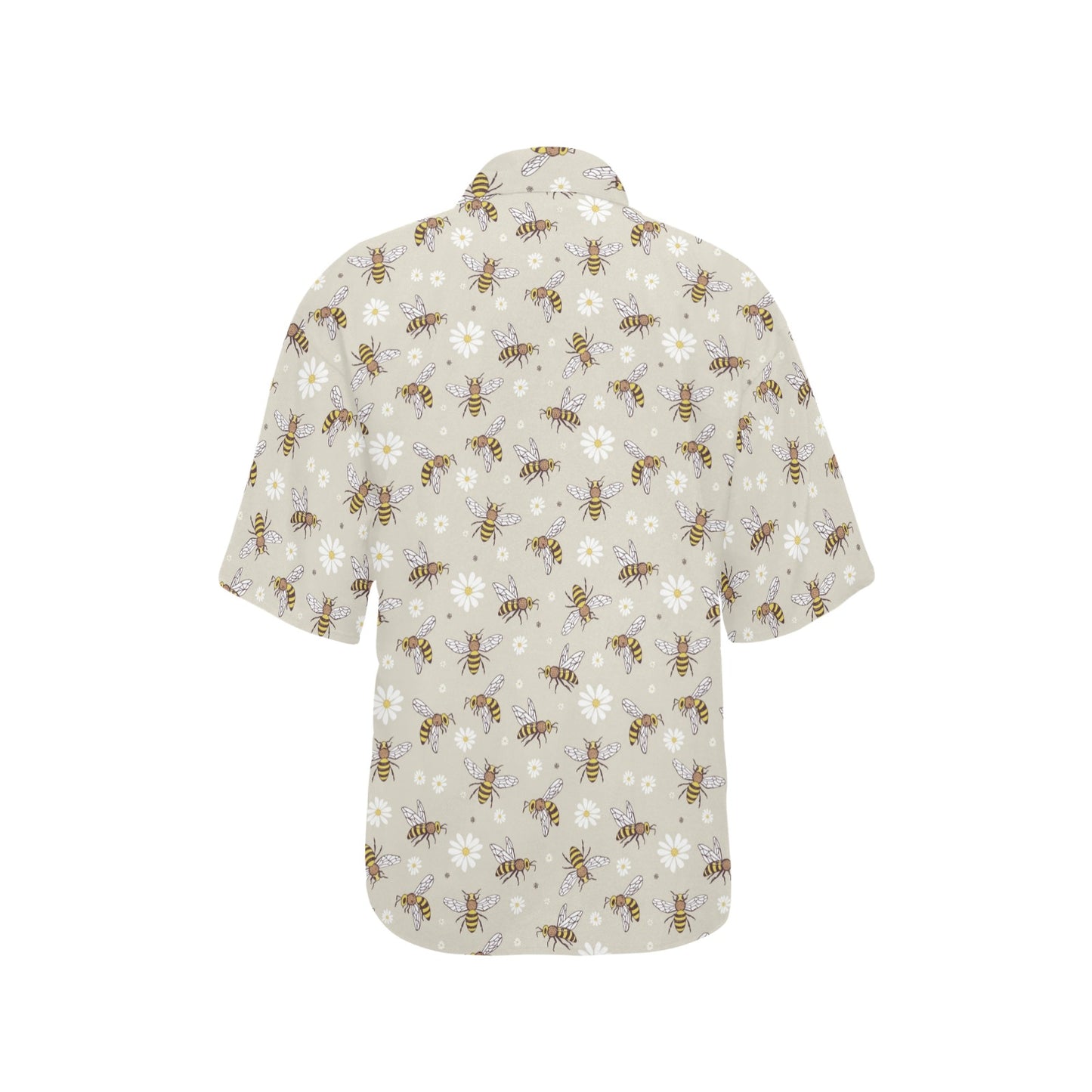 Bee Pattern Print Design 03 Women's Hawaiian Shirt