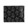 Sea Turtle Print Design LKS3012 Men's ID Card Wallet