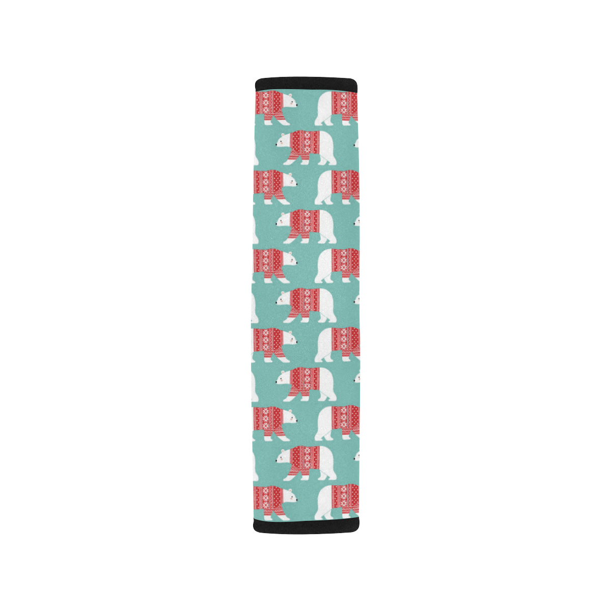 Polar Bear Pattern Print Design A04 Car Seat Belt Cover