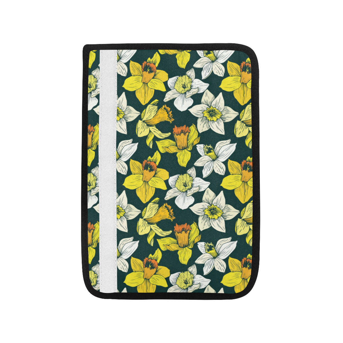 Daffodils Pattern Print Design DF02 Car Seat Belt Cover