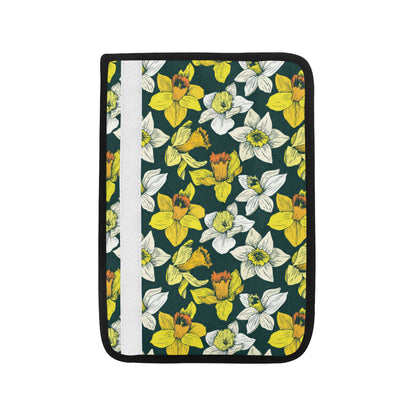 Daffodils Pattern Print Design DF02 Car Seat Belt Cover