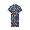 Shark Bite Pattern Men's Romper