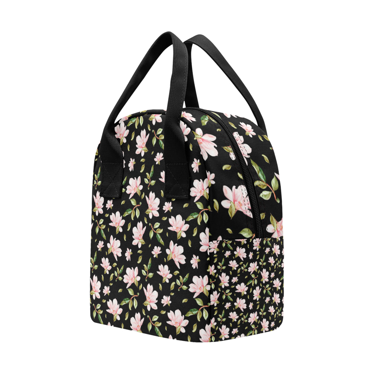 Magnolia Pattern Print Design MAG01 Insulated Lunch Bag