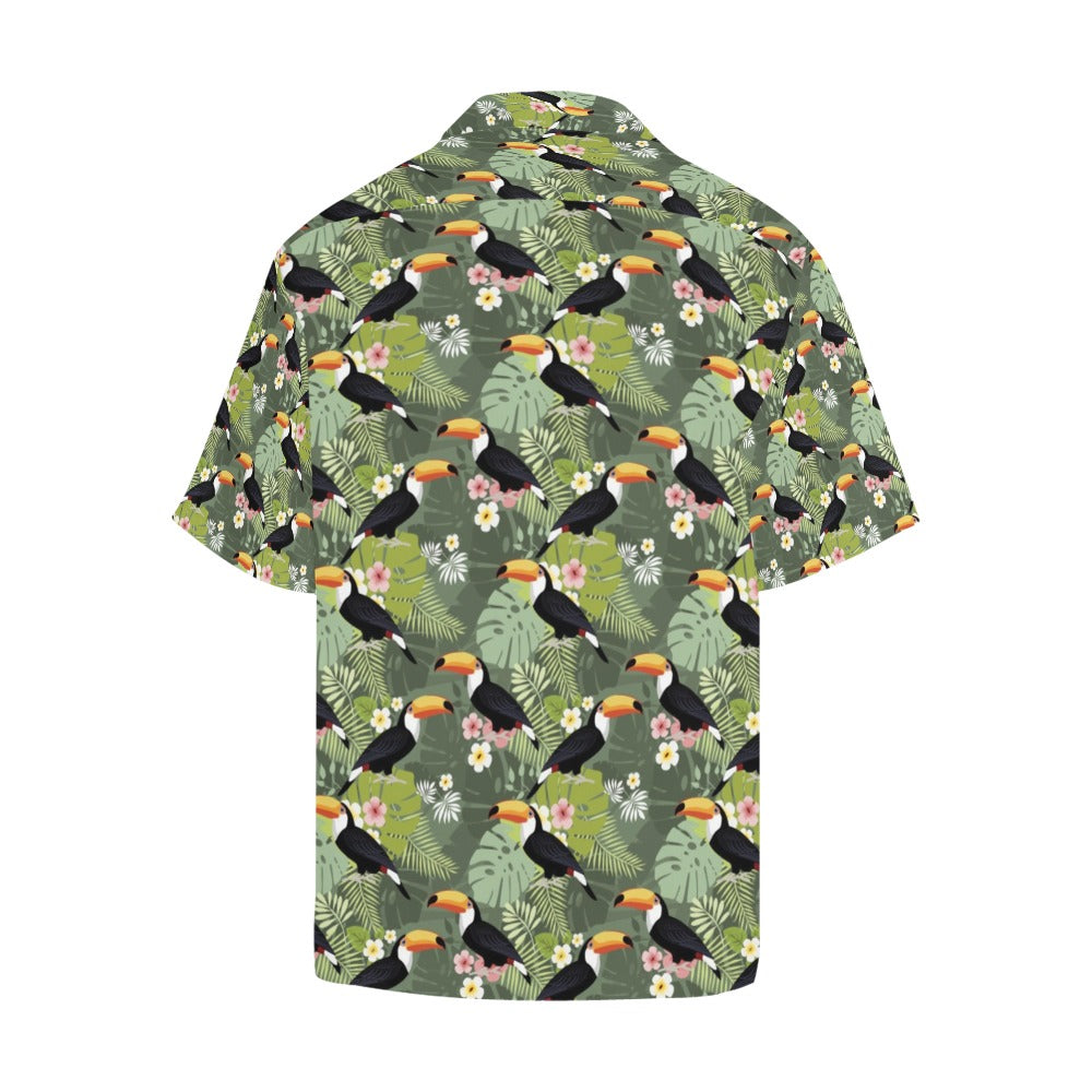 Toucan Print Design LKS304 Men's Hawaiian Shirt