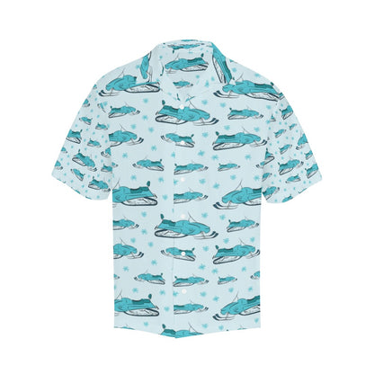Snowmobile Print Design LKS301 Men's Hawaiian Shirt