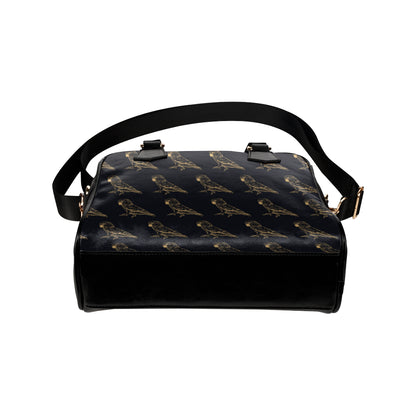 Parakeet Pattern Print Design A04 Shoulder Handbag