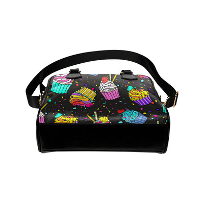 Colorful Cupcake Pattern Shoulder Handbag Shoulder Handbag