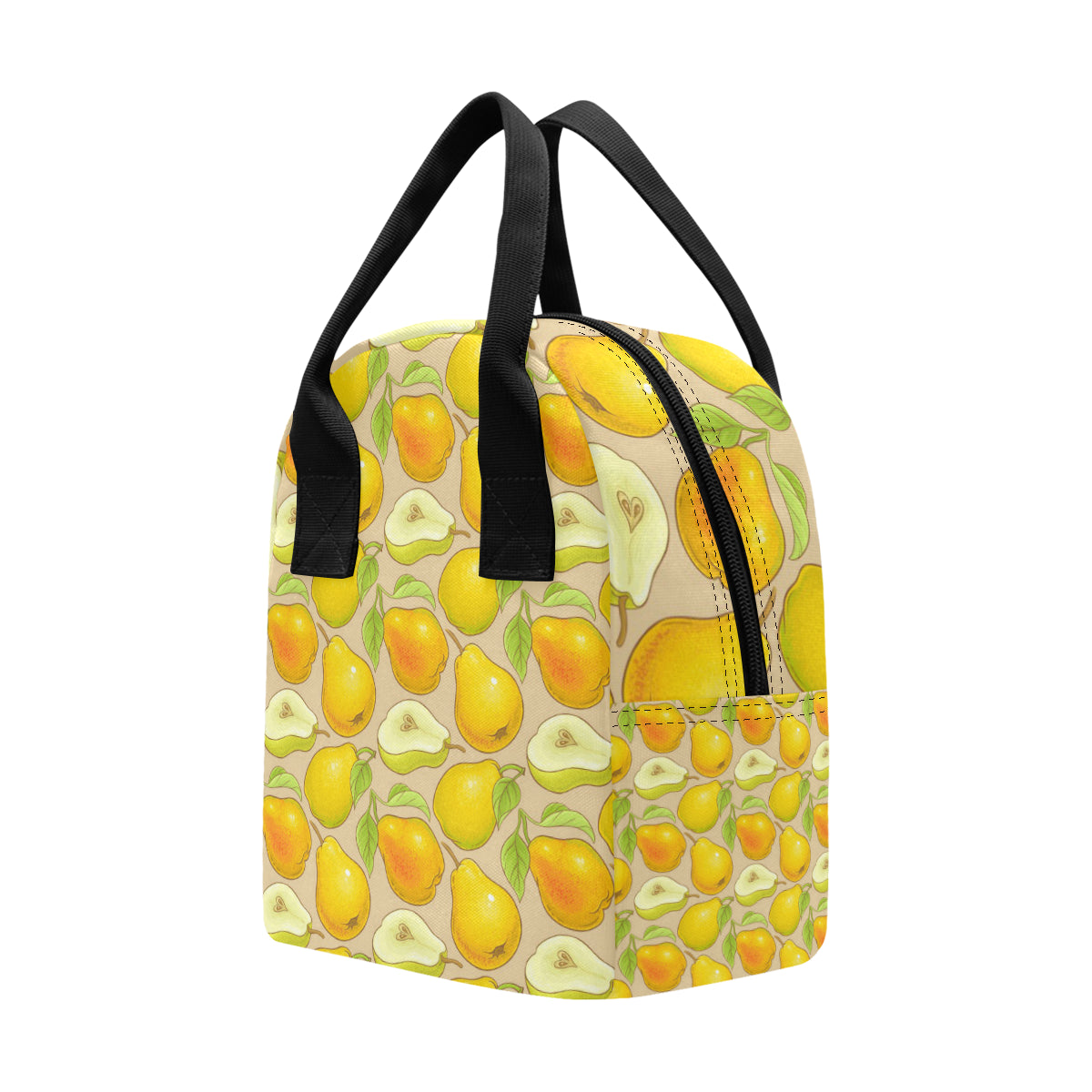 Pear Pattern Print Design PE05 Insulated Lunch Bag