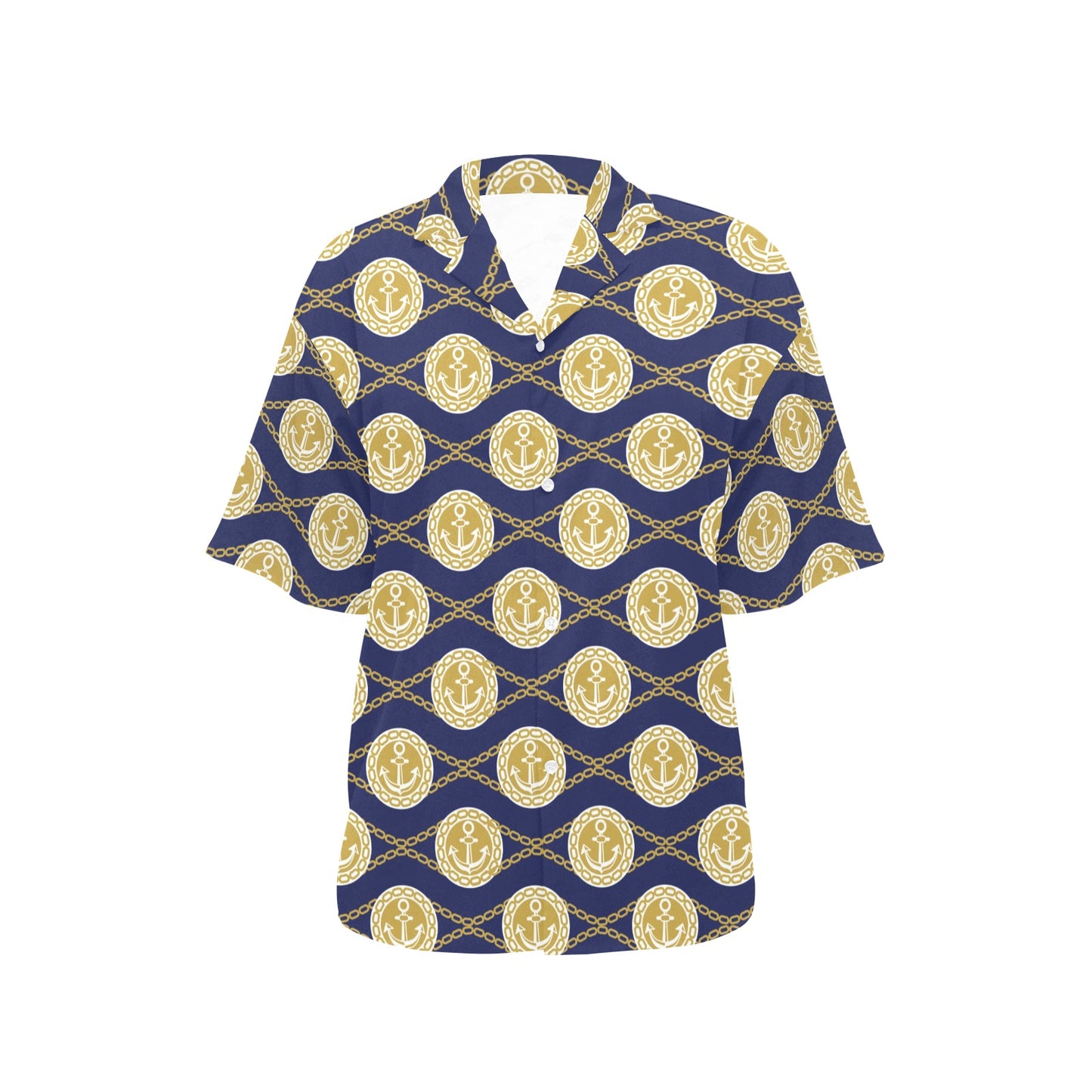 Anchor Luxury Pattern Women's Hawaiian Shirt
