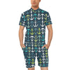 Anchor Pattern Print Design 03 Men's Romper