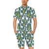 Llama Cactus Pattern Print Design 02 Men's Romper