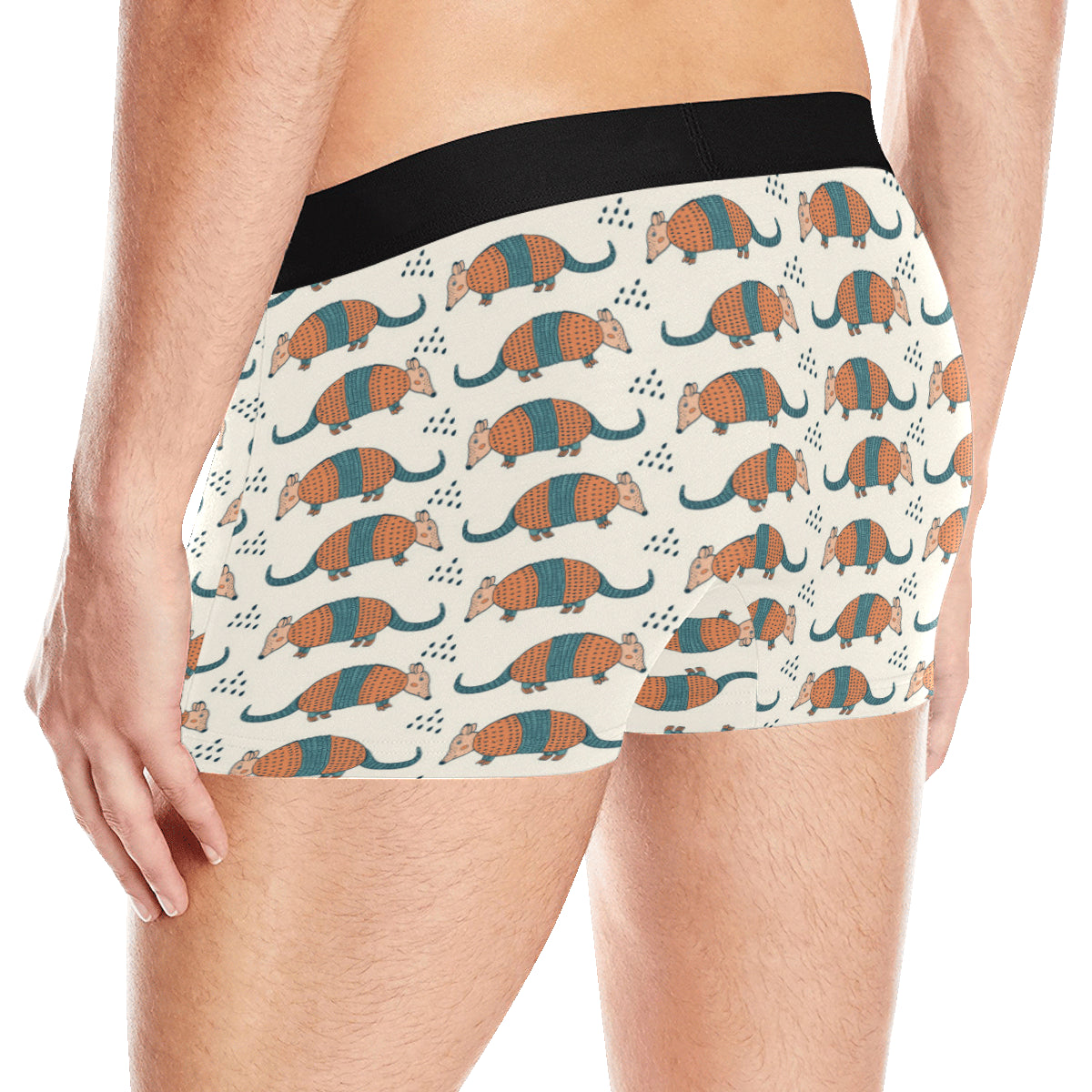 Armadillo Pattern Print Design 01 Men's Boxer Briefs