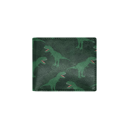 T Rex Pattern Print Design A06 Men's ID Card Wallet