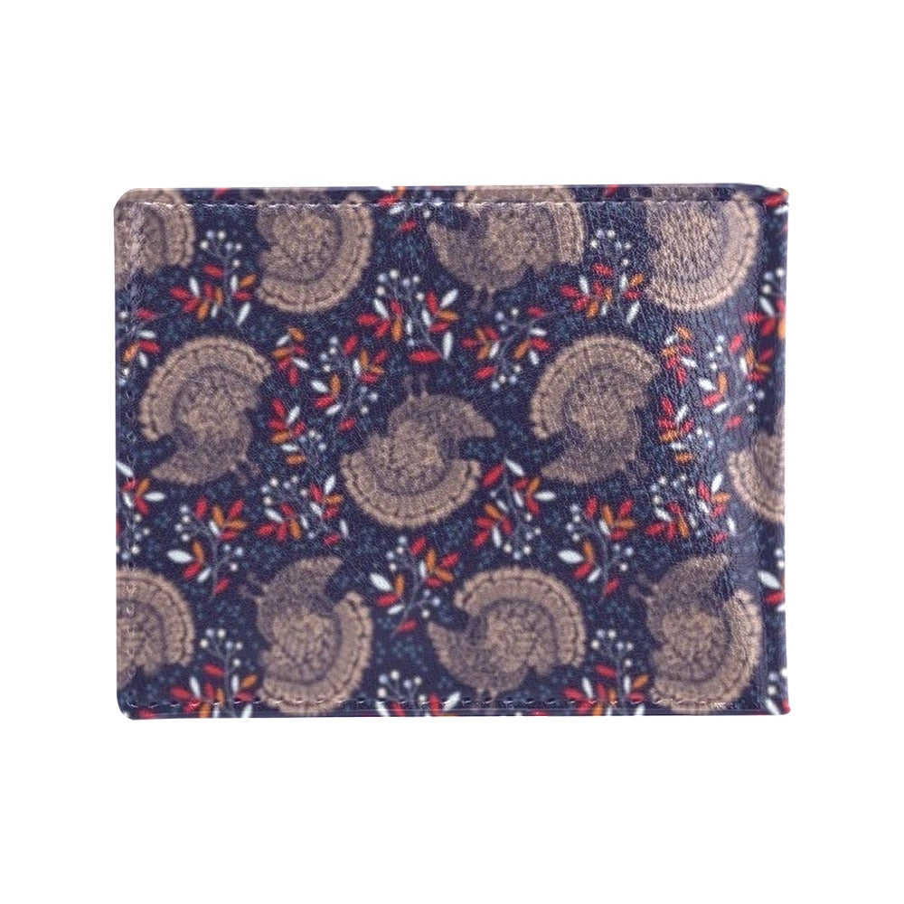 Turkey Print Design LKS401 Men's ID Card Wallet