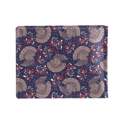 Turkey Print Design LKS401 Men's ID Card Wallet